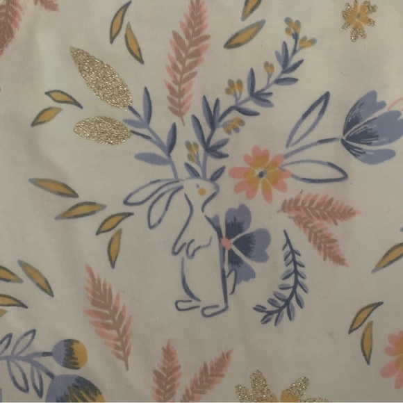 👗Savannah 24 months Dress with bunnies, gold accents, EUC - Picture 2 of 6